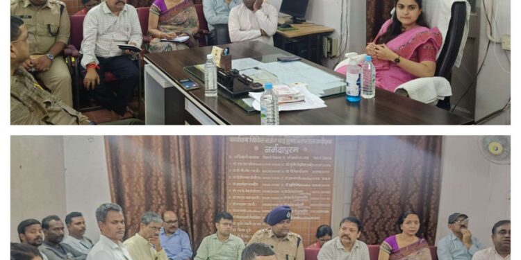 शासन से प्राप्त निर्देश अनुसार कलेक्टर की अध्यक्षता में जिला चिकित्सालय में सुरक्षा व्‍यवस्‍था सुदृढ़ करनें सहित सुरक्षा उपायों को लेकर हुई समीक्षा बैठक