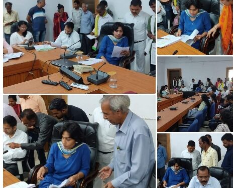 जिलास्तरीय जनसुनवाई में प्राप्त हुए 110 आवेदन