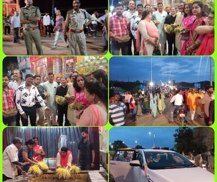 कटनी नदी के गाटर घाट मे कजलिया मेला शुरू