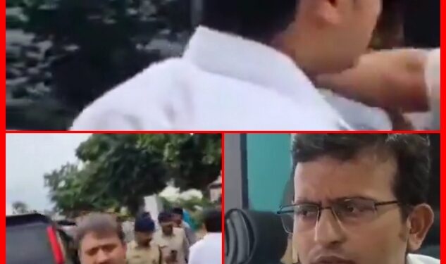 उज्जैन देवास सीट से बीजेपी विधायक गायत्री राजे पंवार का बेटा विक्रम सिंह गाड़ियों के काफिले के साथ महाकाल लोक के परिसर में घुसा, मौके पर मौजूद कलेक्टर और एसपी ने जब्त कीं काफिले की तीन गाड़ियां, देखें वायरल हो रहा ये VIDEO