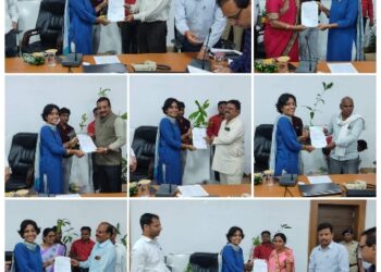 कलेक्टर सुश्री संस्कृति जैन ने विभिन्न विभागों से माह जून एवं जुलाई में सेवानिवृत्त हुए 49 शासकीय सेवकों को पेंशन पेमेन्ट आर्डर (पी.पी.ओ.) का वितरण किया