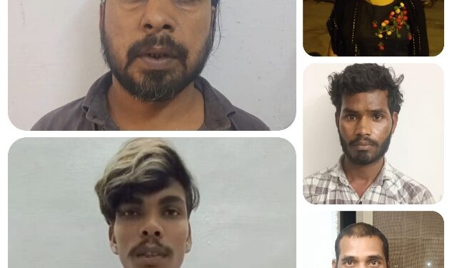 समदड़िया कॉलोनी के 04 घरो मे हुई बड़ी चोरियों का पर्दाफाश,लगभग 10 लाख से अधिक की संपत्ति बरामद।