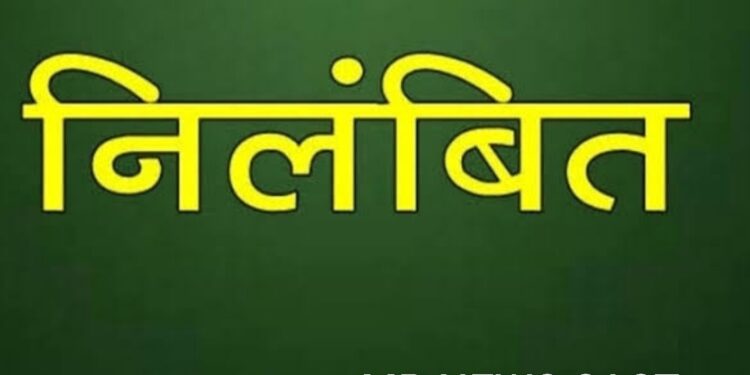 राजस्व महाअभियान  नक्शा अद्यतन करने के कार्य में लापरवाही बरतने पर पाँच पटवारी निलंबित लिस्ट