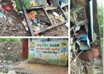 नगर सरकार की बड़ी लापरवाही एक वर्ष पूर्व लगाए गए लाखों रुपए के डस्टबिन चौराहे से गायब…!!