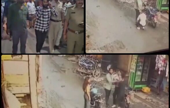 इंदौर में लिस्टेड गुंडे रितेश ने आदिवासी युवक को पिता जूते के लैस बंधवाए, फिर पुलिस ने गुंडे का तोड़ा पैर और निकाला जुलूस देखिए VIDEO