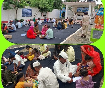 202 बंदियों की कलाई में 750 से अधिक बहनें जेल में उपस्थित हुई साथ ही 6 महिला बंदियों से राखी बंधवाने उनके भाई भी आए।