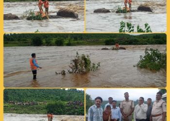 तितरी बाई को रेस्क्यू ऑपरेशन कर सुरक्षित बाहर निकाला गया