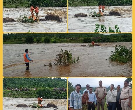 तितरी बाई को रेस्क्यू ऑपरेशन कर सुरक्षित बाहर निकाला गया