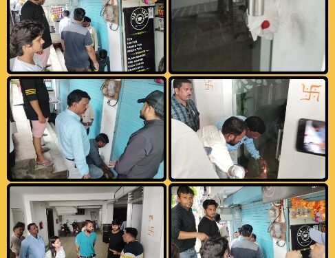 *नगर निगम द्वारा आज दो प्रतिष्ठानों में की गयी तालाबंदी – निगमायुक्त*