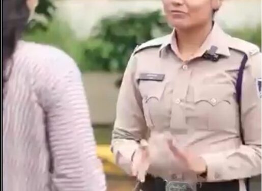 लेडी कांस्टेबल का Video वायरल, SP ने किया निलंबित