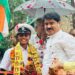 भारतीय नौ सेना में अपनी ट्रेनिंग पूरी करने के बाद,निकिता मेवाड़ा का विधायक श्री चंन्द्रवंशी ने किया भव्य स्वागत