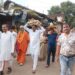 सिलौंडी में कलश यात्रा के बाद श्रीमद भागवत कथा का शुभारंभ