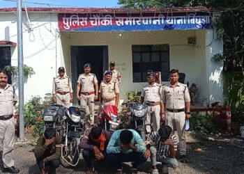 *बिछुआ पुलिस द्वारा मोटरसाइकल चोर गिरोह का हुआ पर्दाफाश।*
