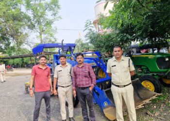 *खनिज के अवैध परिवहन में संलग्न दो ट्रैक्टर जप्त किए गए*