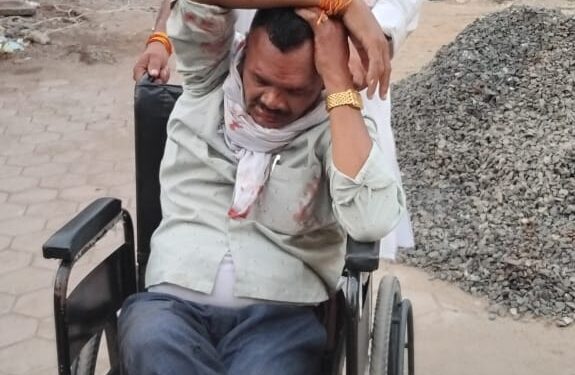 टिमरनी के पास अज्ञात वाहन ने मारी टक्कर