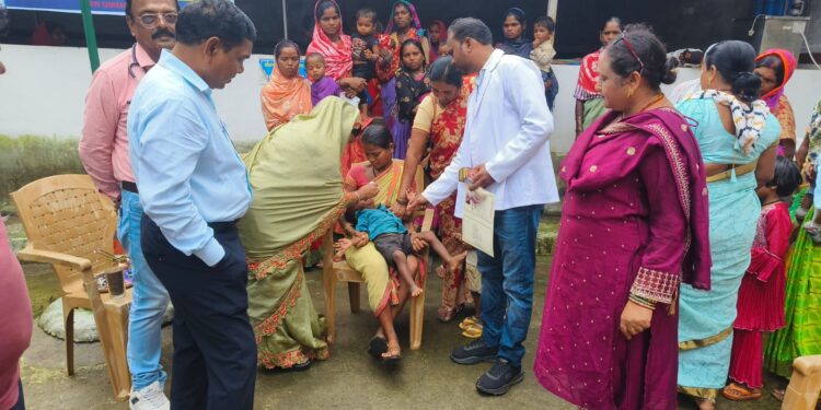 *मवई समुदाय स्वास्थ केंद्र से स्वर्ण कवच अभियान का शुभारंभ*