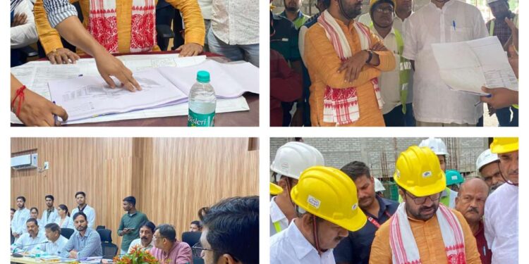 *सांसद ने स्वास्थ्य सेवाओं की नब्ज़ टटोली* *जिला अस्पताल का किया मुआयना* *मेडिकल कॉलेज का किया निरीक्षण*