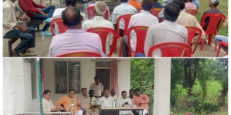 सिलौंडी चौकी में शांति समिती की बैठक हुई