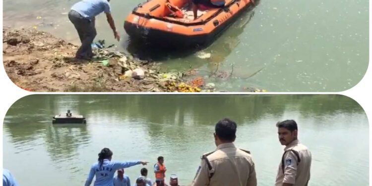 बंगाल घाट पर दो बच्चे डूबने की खबर