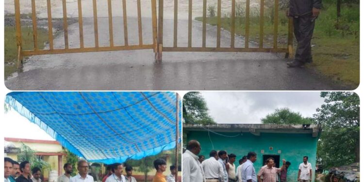 बाढ़ ग्रस्त क्षेत्रों में बनाए गए राहत कैंप, की गई आवश्यक मूलभूत सुविधाएं
