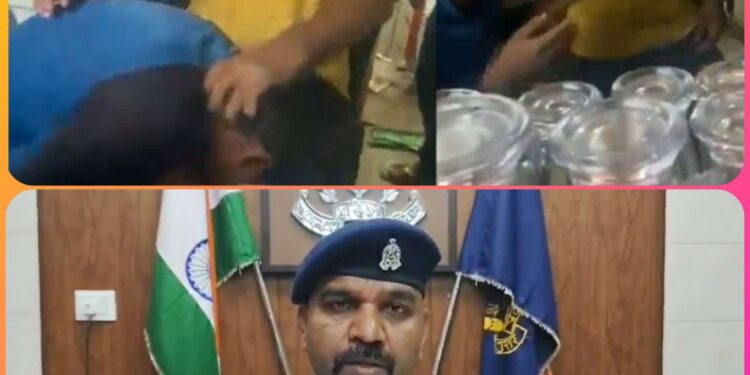 यूरिन मिलाकर पिलाया जा रहा था जूस!  घिनौनी करतूत!  पकड़े जाने पर लोगों ने दुकान संचालक को जमकर पीटा। VIDEO