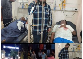 *पत्रकारों ने किया धरना प्रदर्शन चौरई थाने के सामने*  *पत्रकार पे जान लेवा हमला*