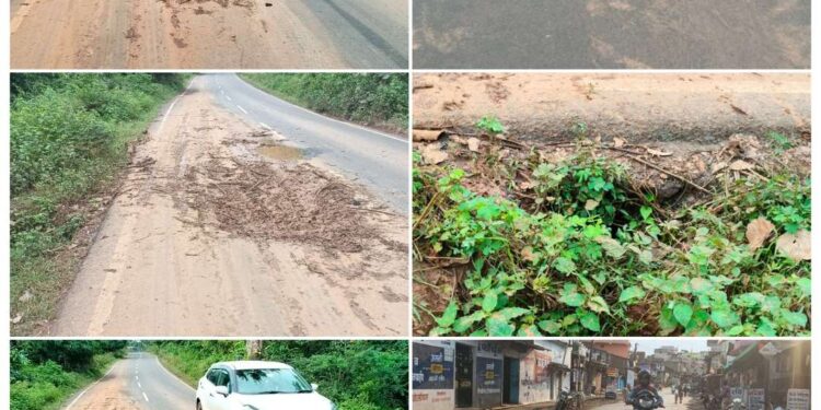 सड़कों के धसने से बना हादसे का डर,जान जोखिम में डालकर ग्रामीण कर रहे सफर धनवाही में नीचे धसती जा रही पीडब्ल्यूडी सड़क,ढीमरखेड़ा मार्ग पर है जानलेवा गढ्ढे,कभी भी हो सकतीहै बड़ी दुर्घटना फिर भी जिम्मेदार बेपरवाह।