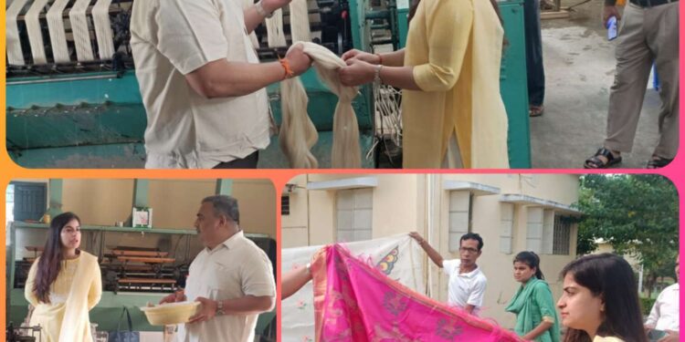 मालखेड़ी स्थित रेशम केंद्र का कलेक्टर ने किया निरीक्षण,जिले में रेशम के प्रोडक्शन को बढ़ावा दिया जाए,नवीन कृषकों को भी रेशम उत्पादन की प्रक्रिया से जोड़ा जाए,विभाग द्वारा रेशम फार्म की प्रगति और इसके विकास के लिए किए जा रहे कार्य सराहनीय है: कलेक्टर सोनिया मीना