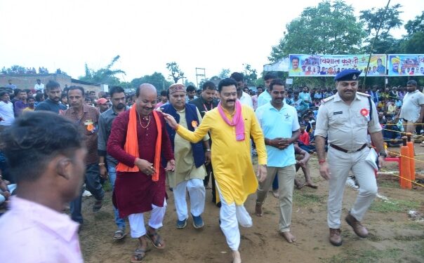 *विशाल कुश्ती, छिंदिया टोला बरही पहुंचे विधायक संजय सत्येंद्र पाठक*