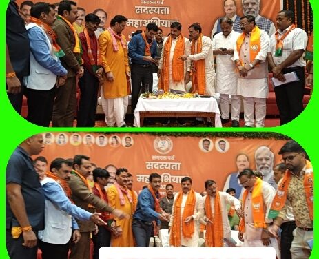 सदस्यता महा-सदस्यता अभियान के कार्यक्रम में होटल अरिंदम पहुंचे मुख्यमंत्री मोहन यादव