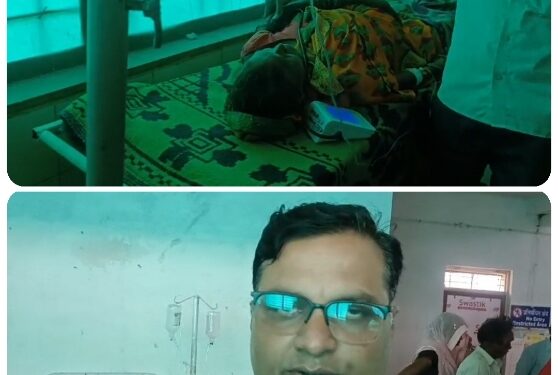 *आकाशीय बिजली गिरने से पिपरा के 11 लोग हुए बेहोश* *कलेक्टर की सक्रियता और डाक्टरों की जागरूकता से सभी 11 मरीज सुरक्षित*