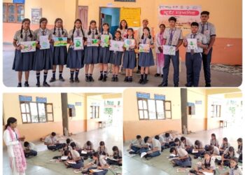 *स्वच्छता ही सेवा अभियान में आज*  *स्वभाव स्वच्छता – संस्कार स्वच्छता का हुआ आयोजन*  *स्कूली छात्र-छात्राओं ने चित्रकला के माध्यम से दिया नागरिकों स्वच्छता का संदेश*  *शहर को नंबर 1 बनाने जनभागीदारी है जरूरी – निगमायुक्त प्रीति यादव*