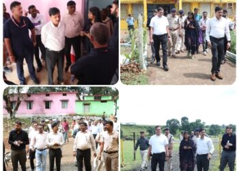 *माननीय राज्यपाल श्री मंगुभाई पटेल के जिले में आगमनसे पहले कलेक्टर श्री सिंह ने तैयारियों का लिया जायजा*