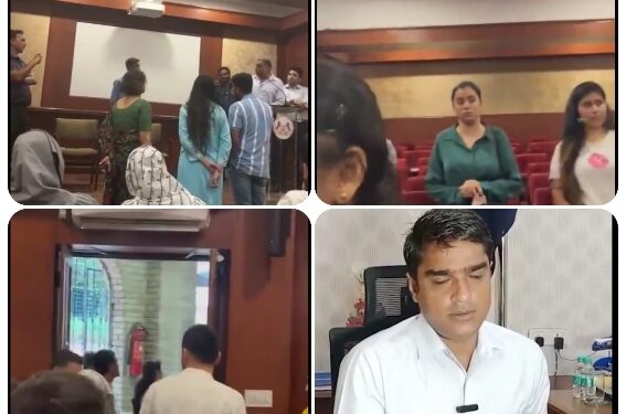 इंदौर  एमराल्ड हाइट्स स्कूल में 3 साल की बच्ची के साथ अश्लील हरकत, बस कंडक्टर ने दिया घटना को अंजाम, राऊ थाना क्षेत्र का मामला देखे .VIDEO