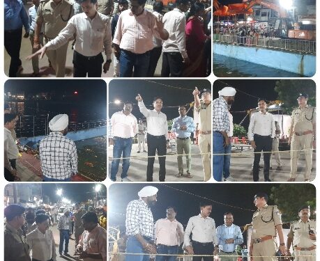 *कलेक्टर श्री सिंह ने गणेश विसर्जन की तैयारियों किया निरीक्षण, सुरक्षा और सफाई व्यवस्था पर दिए निर्देश*