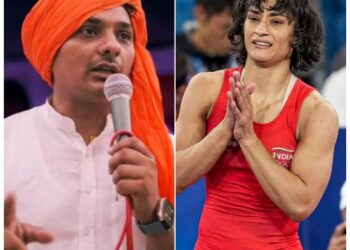 भाजपा का बड़ा फैसला!  विनेश फोगाट के खिलाफ जुलाना विधानसभा सीट से कैप्टेन योगेश बैरागी को दिया टिकट!