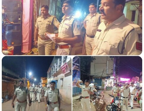 *माधवरगर त्योहारों की शांति के लिए कटनी पुलिस का कड़ा पहरा*