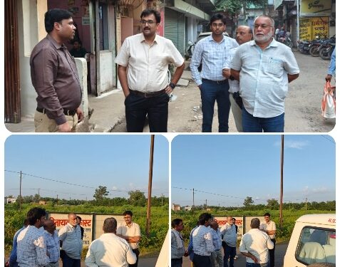 निगमायुक्त शिशिर गेमावत ने ट्रांसपोर्ट नगर एवं जगन्नाथ चौक से घंटाघर रोड का किया निरीक्षण ट्रांसपोर्ट नगर से ट्रांसपोर्टर्स व्यवसाय रखें जारी-निगमायुक्त