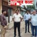 जगन्नाथ चौक से घंटाघर रोड से अस्थाई अतिक्रमण हटाते हुए चालानी कार्यवाही करने के दिए निर्देश