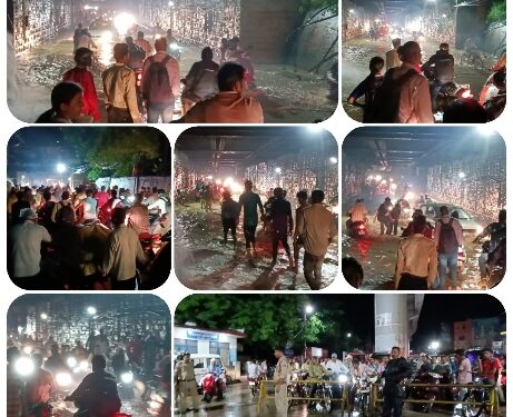 सागर पुल बना जनता के लिए मुसीबत का पुल देखिये नजारा…