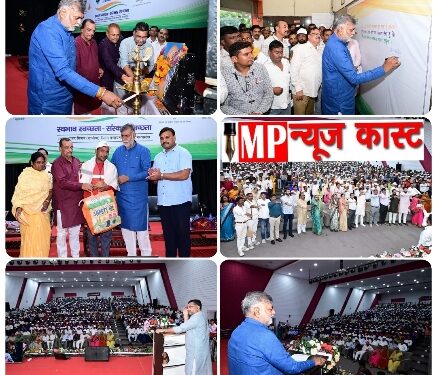 पंचायत एवं ग्रामीण विकास मंत्री श्री पटेल ने सरपंचों से किया स्वच्छता पर संवाद .
