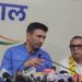 प्रदेश कांग्रेस के अध्यक्ष श्री जीतू पटवारी ने प्रेस वार्ता को संबोधित किया.