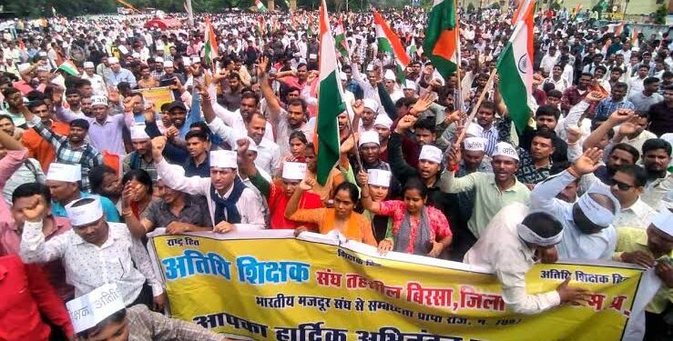 अतिथि शिक्षकों ने सीएम मोहन यादव को दिया धन्यवाद