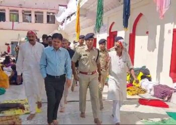 कलेक्टर एवं पुलिस अधीक्षक ने प्राणनाथ मंदिर पहुंचकर देखी व्यवस्थाएं