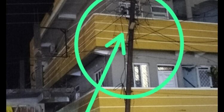 त्योहारों के चलते नगर परिषद पानखेड़ी की स्ट्रीट लाइट बंद पड़ी”सड़क पर रात को पसरा रहता है”अंधेरा”