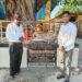 श्रीमती लक्ष्मी बाई कोदूलाल साहू चूनावाला चैरिटेबल ट्रस्ट के द्वारा शांति धाम में चबूतरा निर्माण सहित चिता भस्मेश्वर शिवलिंग की स्थापना की गई