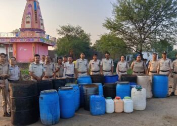 5200 कि.ग्रा. लाहन एवं 45 लीटर हाथ भट्टी मदिरा जप्त…!