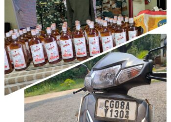 *राजनांदगाँव-मध्य प्रदेश निर्मित शराब के साथ* *अंतर राज्य शराब तस्कर धरे गए*