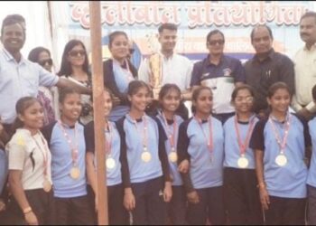 राज्य स्तरीय वॉली बॉल प्रतियोगिता में जीता गोल्ड मेडल..!