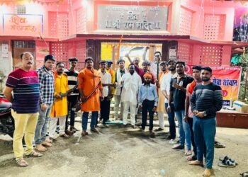 *डोंगरगढ़-विजयादशमी पर की गई शस्त्र पूजा*